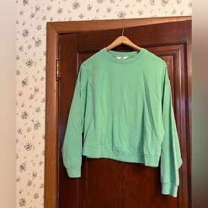 JoyLab Mint Green Crew Neck Sweater